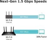 ⁦TP-Link Archer AX10 Next-Gen Wi-Fi 6 Router, AX1500 Mbps⁩ - الصورة ⁦3⁩