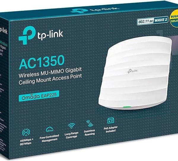 TP-Link EAP225 Omada AC1350 Gigabit Wireless Access Point Business