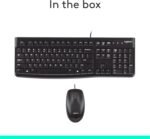 ⁦Logitech Desktop MK120 Mouse and keyboard Combo⁩ - الصورة ⁦9⁩