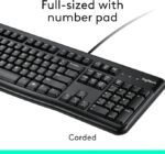 ⁦Logitech Desktop MK120 Mouse and keyboard Combo⁩ - الصورة ⁦7⁩