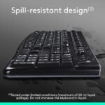 ⁦Logitech Desktop MK120 Mouse and keyboard Combo⁩ - الصورة ⁦6⁩