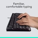 ⁦Logitech Desktop MK120 Mouse and keyboard Combo⁩ - الصورة ⁦5⁩